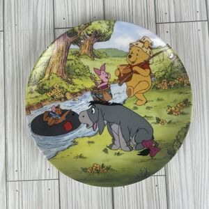 Bradford Exchange Fun In The 100 Acre Woods " Gone Fishing"  Decorative Plate